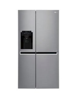 Lg Gsl760Pzxv Usa Style Fridge Freezer With Water &Amp; Ice Dispenser - Silver
